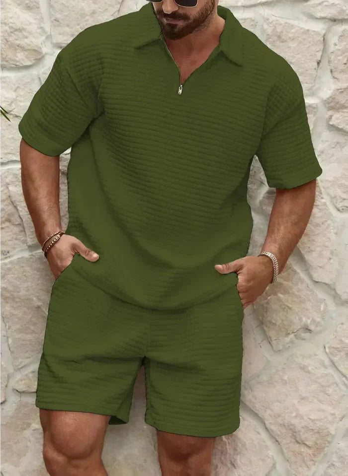 Casual Heren Polo Set Chique Look