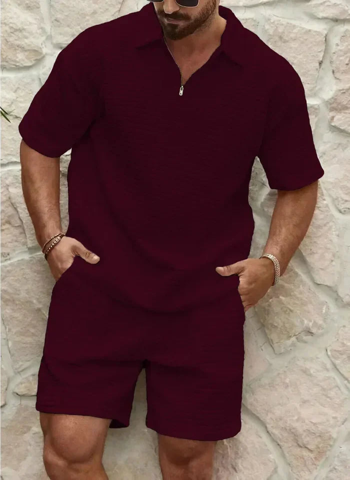 Casual Heren Polo Set Chique Look