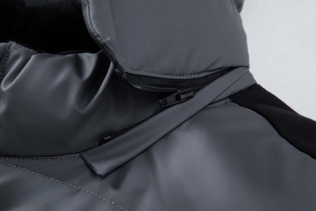 Florencio - Heren Casual Winterjas Old Money Grijs/Zwart