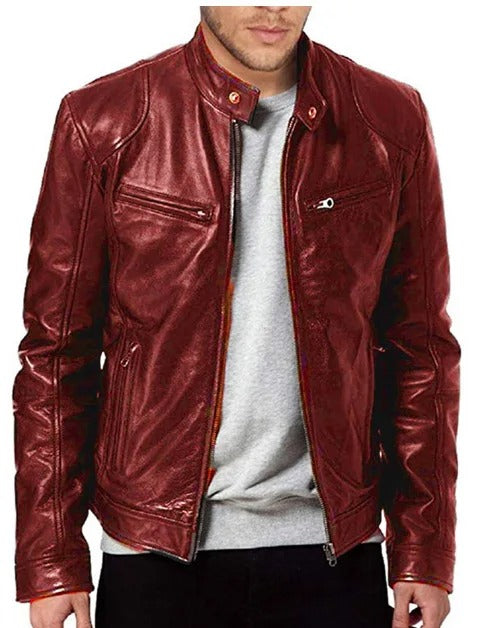 Mirco - Heren Leren Jas Stijlvol Comfortabel Warm