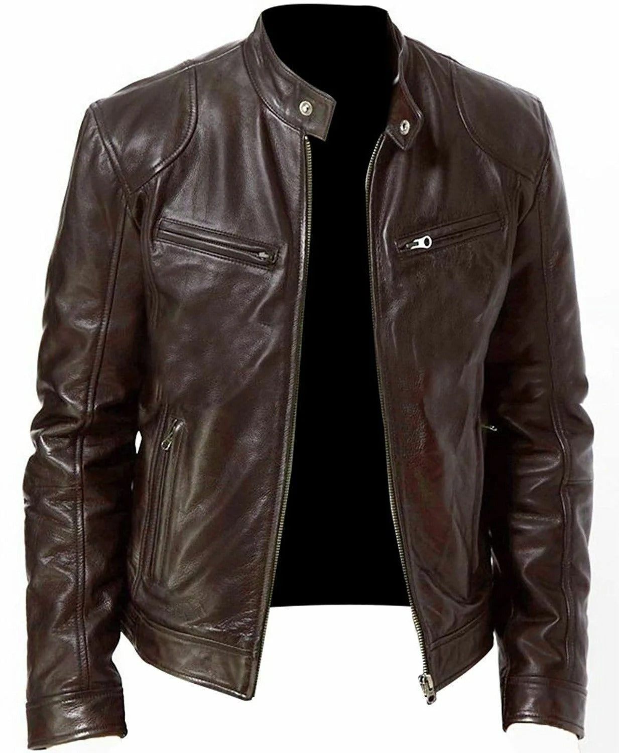 Mirco - Heren Leren Jas Stijlvol Comfortabel Warm