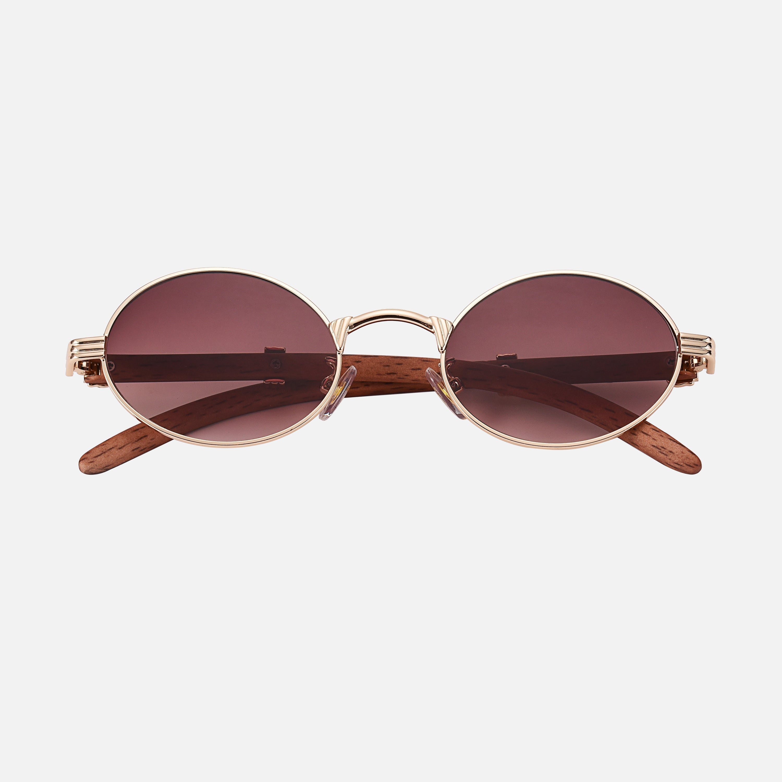 Houten Zonnebril met UV-400 Bescherming en Vintage Stijl – Unisex Elegante Zonnebrillen voor Elke Gelegenheid 1