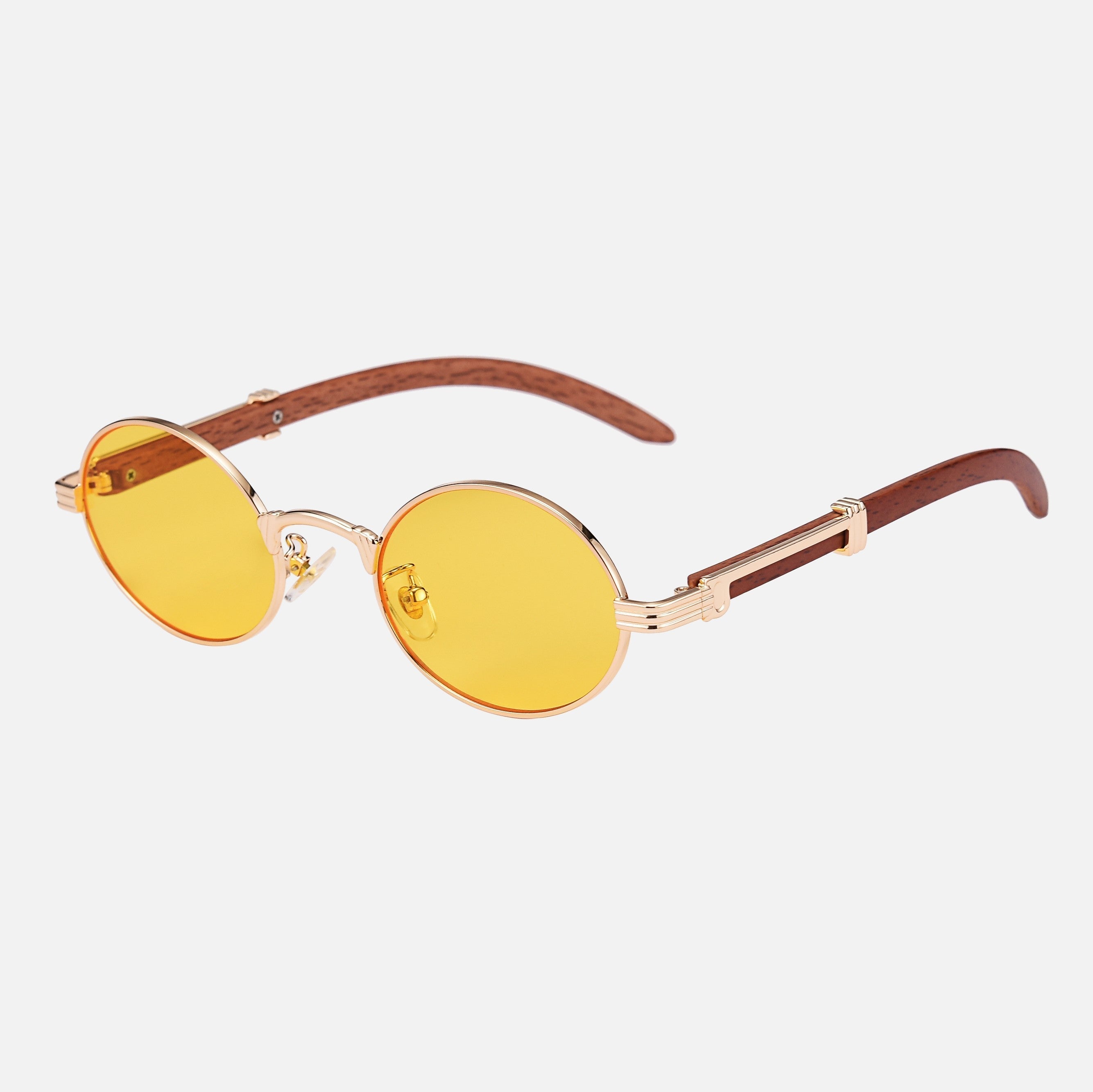 Houten Zonnebril met UV-400 Bescherming en Vintage Stijl – Unisex Elegante Zonnebrillen voor Elke Gelegenheid 4