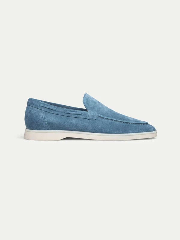 OLD MONEY - PREMIUM SUEDE LOAFERS LICHTBLAUW