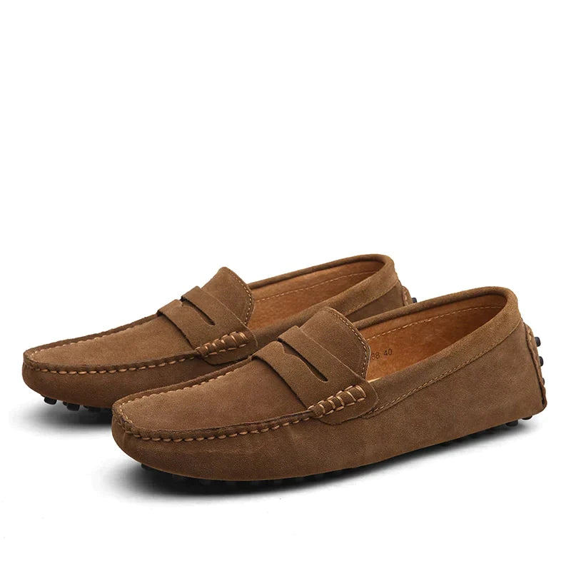 Italiaanse Chique Suède Loafers 2025