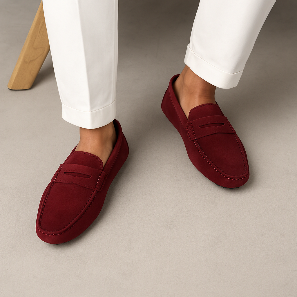 Italiaanse Chique Suède Loafers 2025
