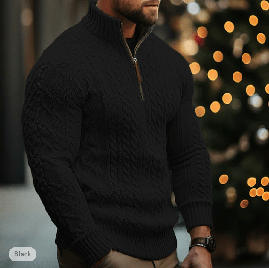 Casual Kabelgebreide Pullover Heren