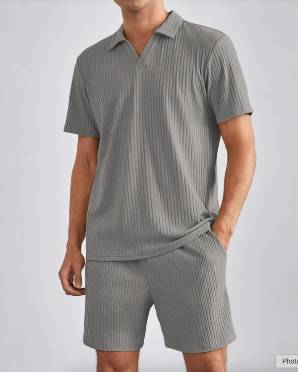 David - Classic Polo Shorts Zomer Set 2025