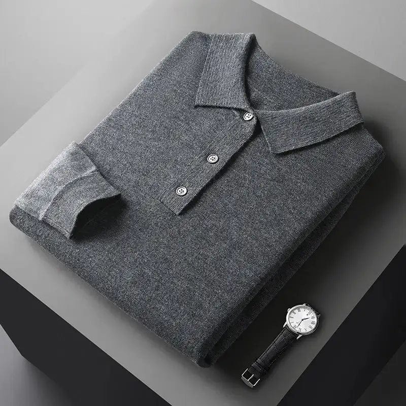 Lange Mouwen Polo Heren met Tailored Fit