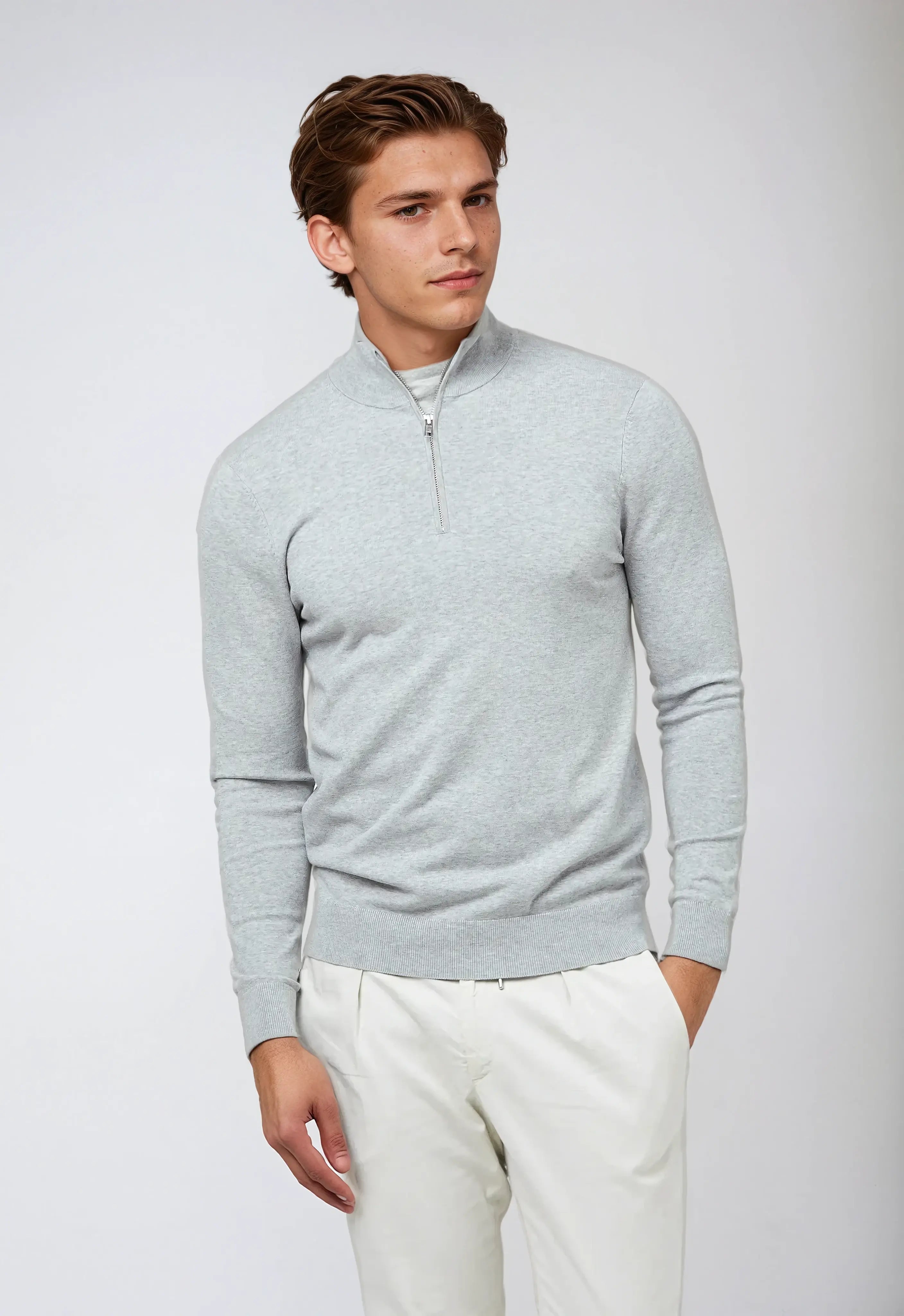 Lemuel - Essential Half Zip Sweater