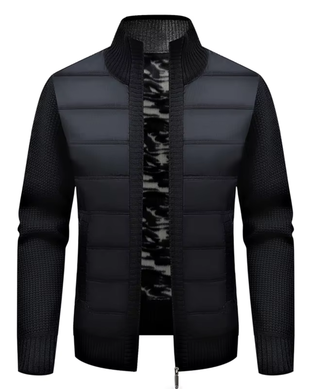 Stefano - Elegante Cardigan Winterjas Heren
