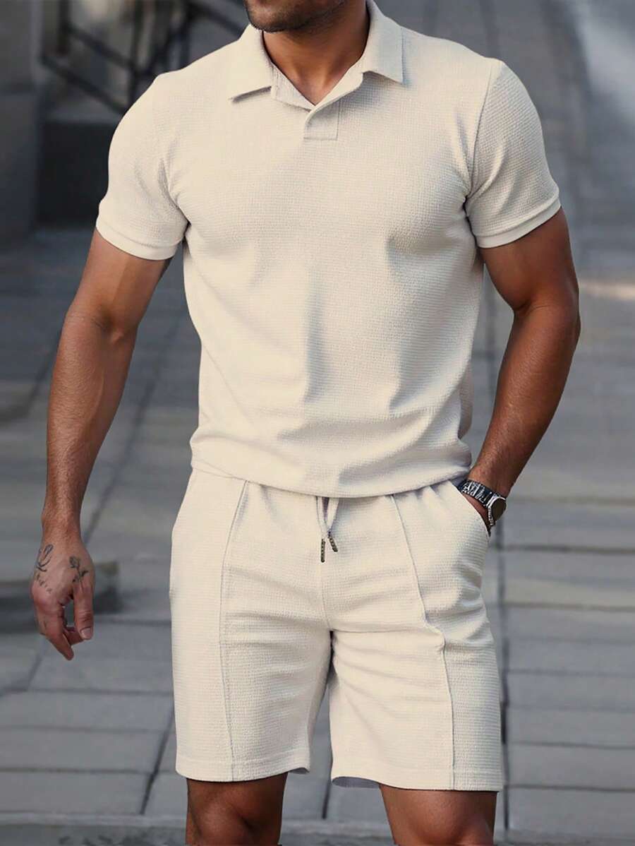 Lichtgewicht Polo Shorts Set