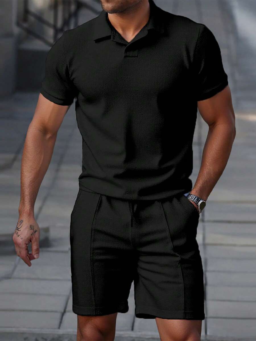 Lichtgewicht Polo Shorts Set