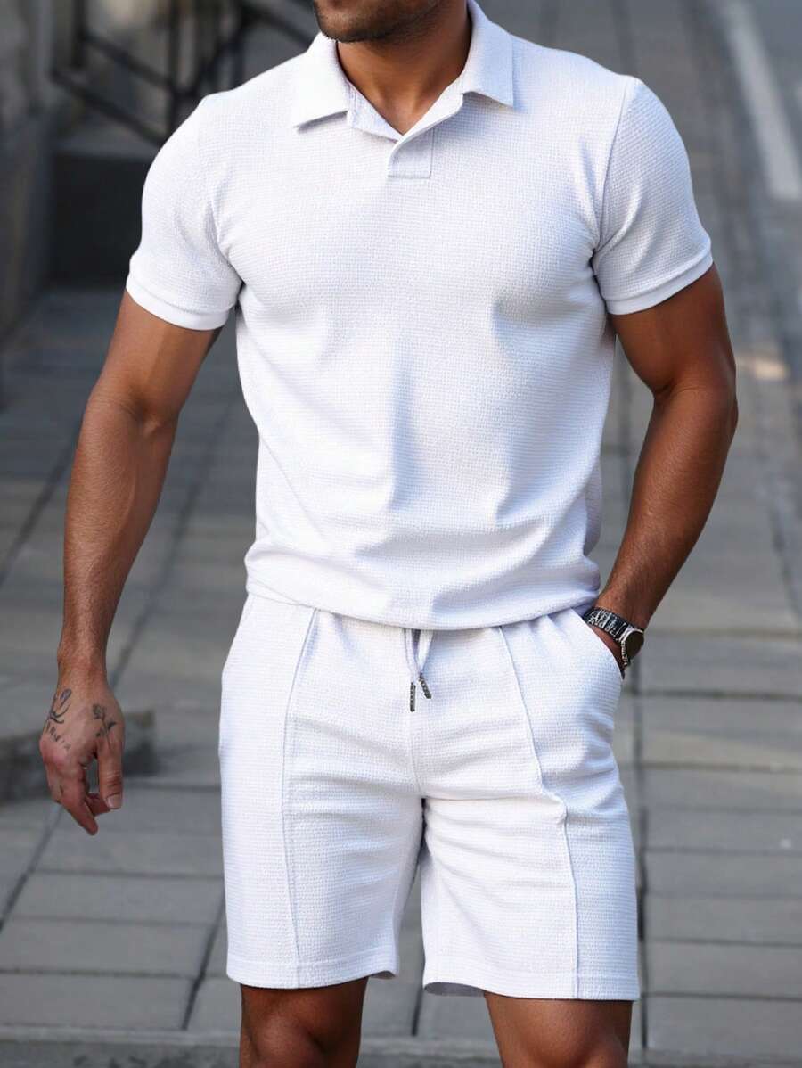 Lichtgewicht Polo Shorts Set
