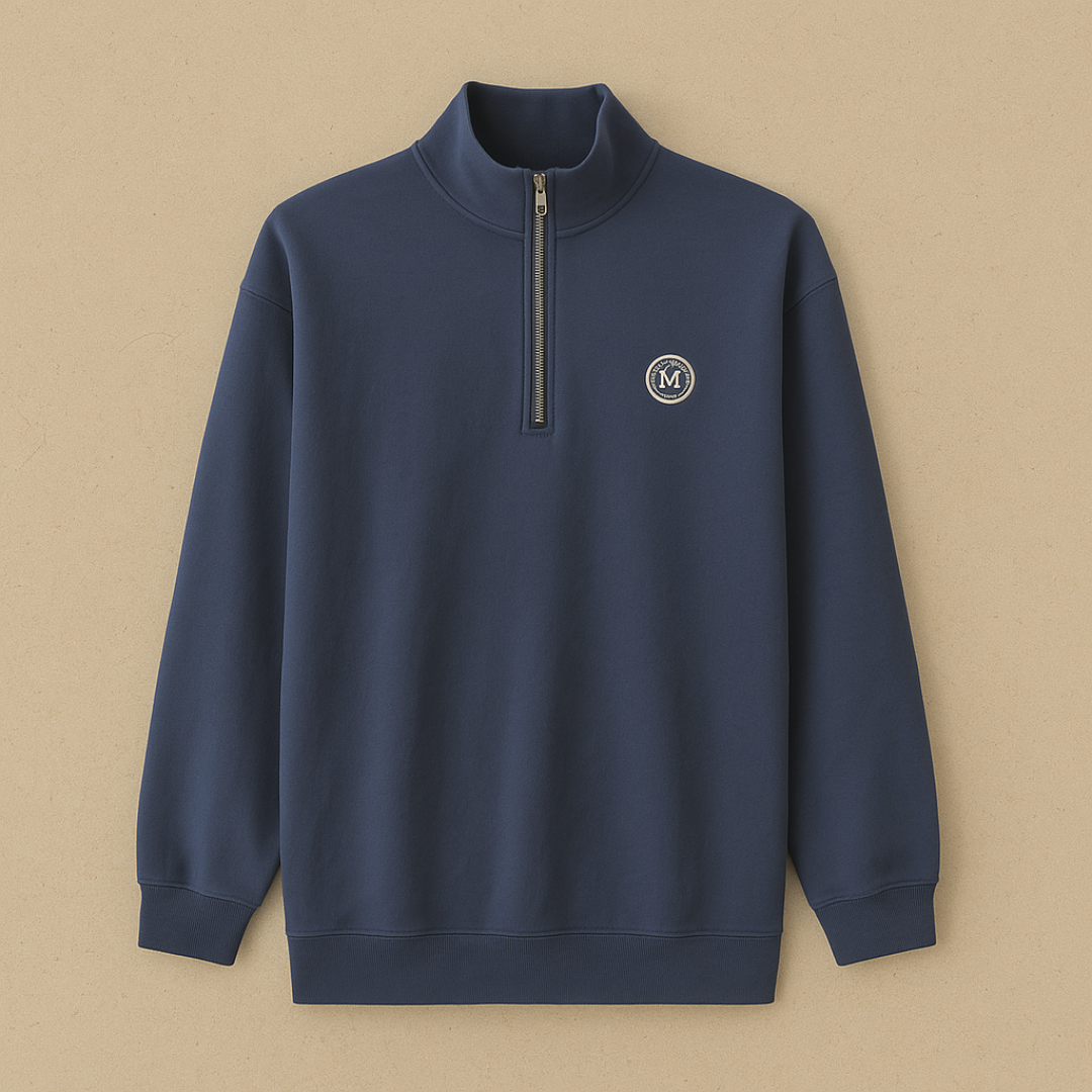 Lincoln - Casual Half Zip Heren Sweater