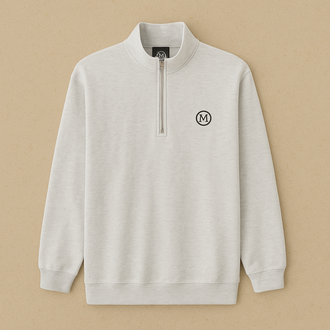 Lincoln - Casual Half Zip Heren Sweater