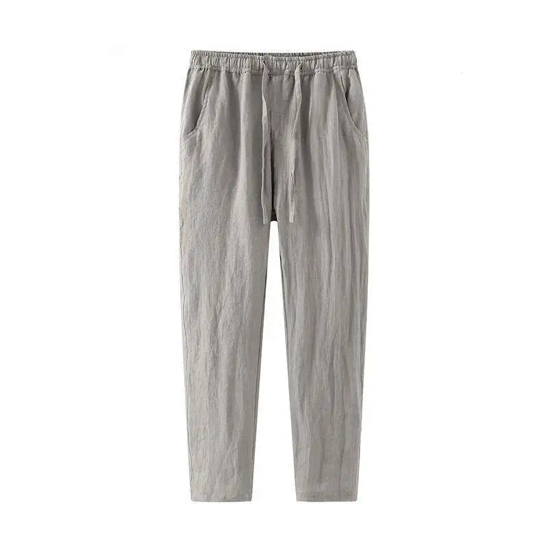 Linnen Broek Dames - Lichtgewicht Witte Linnen Broek voor Zomer, Ademend en Comfortabel 11