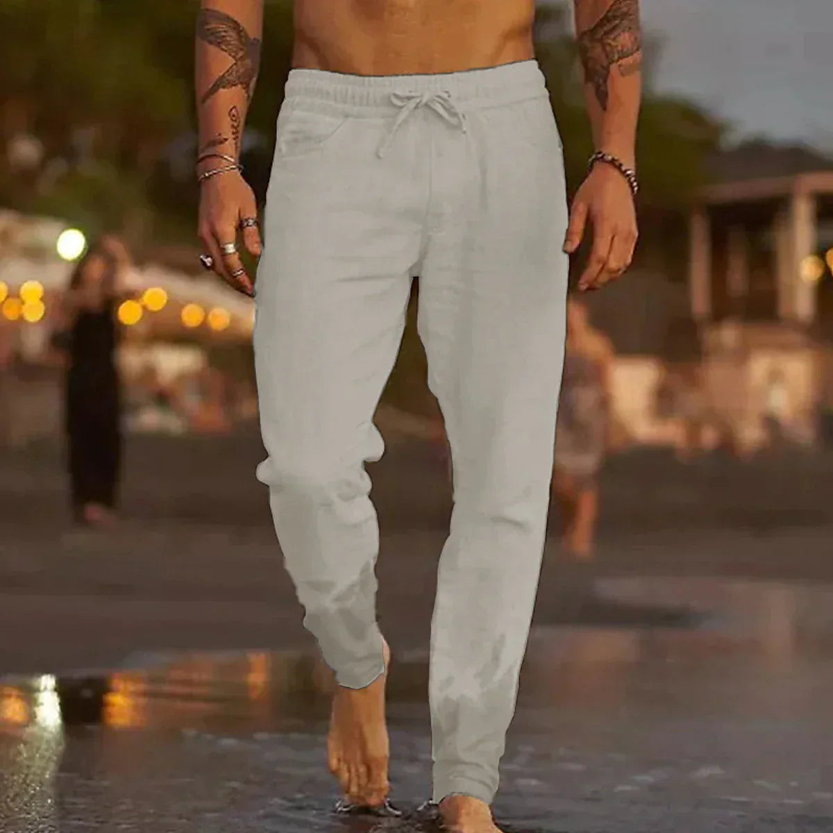 Old Money 100% Linnen Pantalon | Modestio