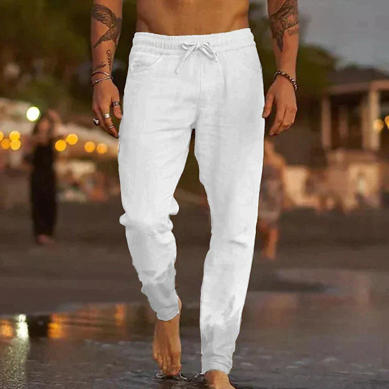 Old Money 100% Linnen Pantalon | Modestio