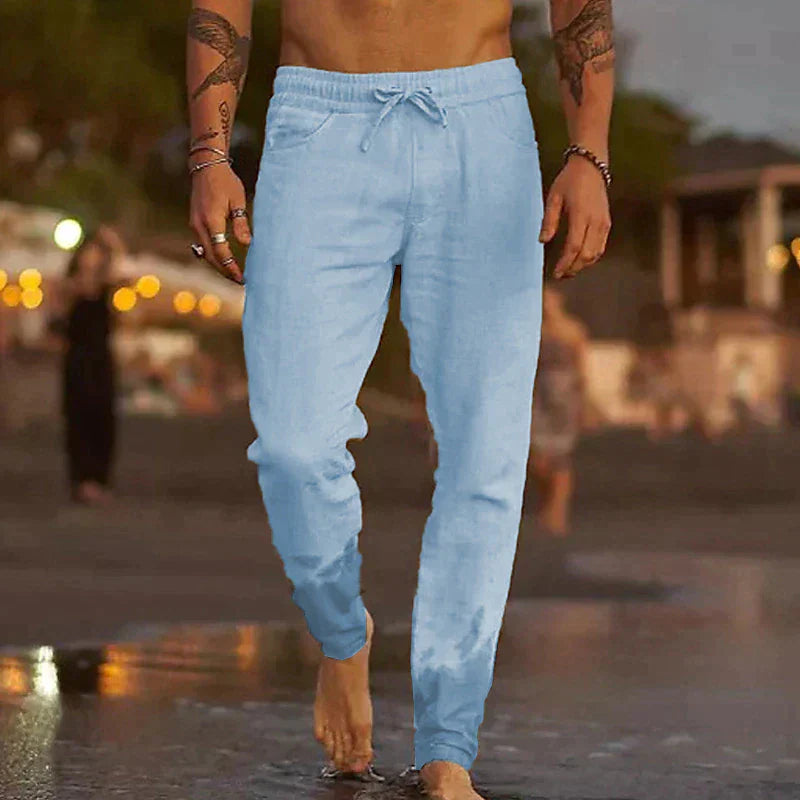 Old Money 100% Linnen Pantalon | Modestio