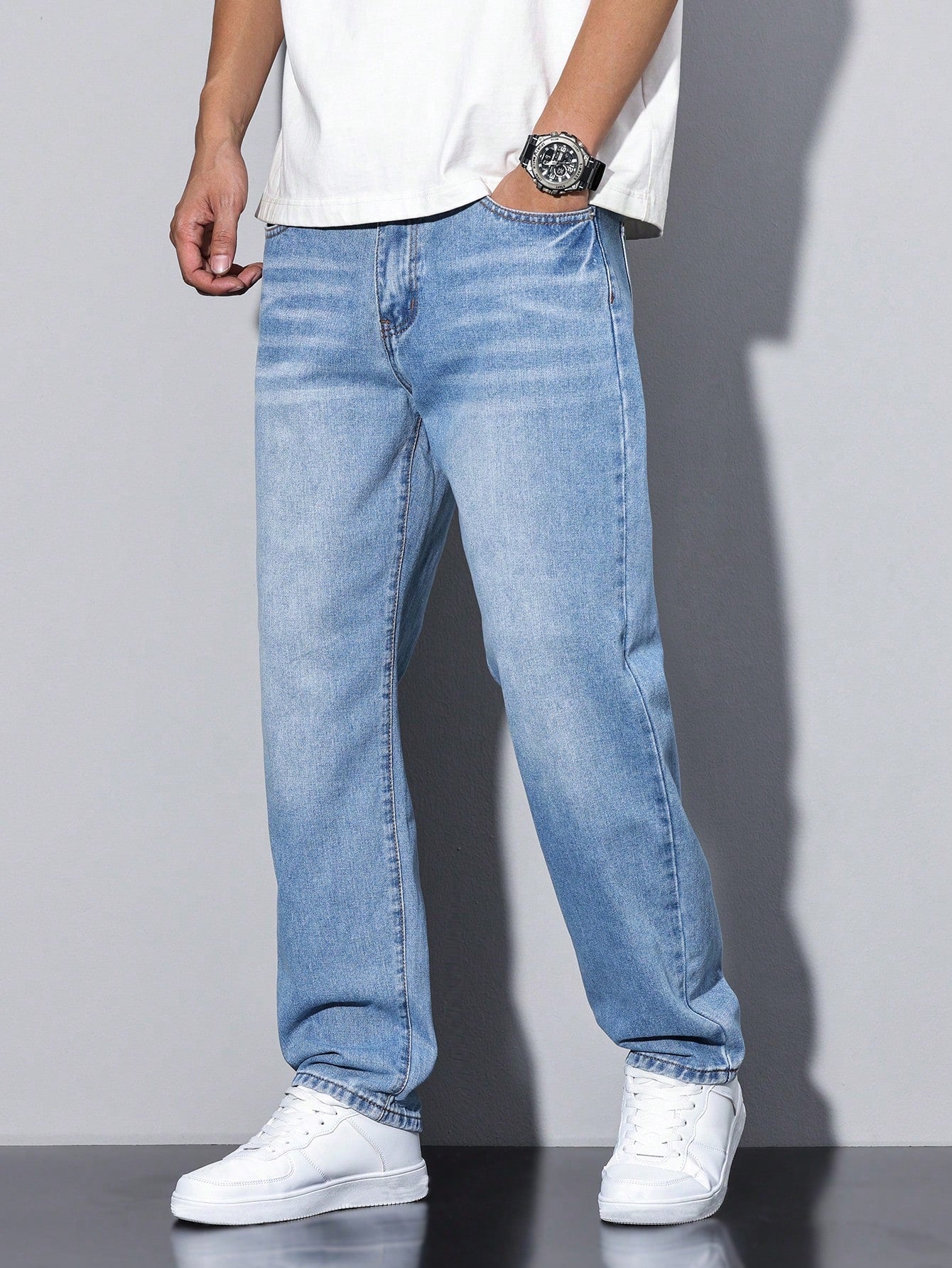 Luka - Casual Jeans met Meerdere Zakken