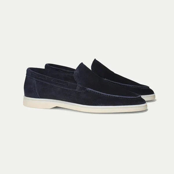 OLD MONEY - PREMIUM SUEDE LOAFERS BLAUW