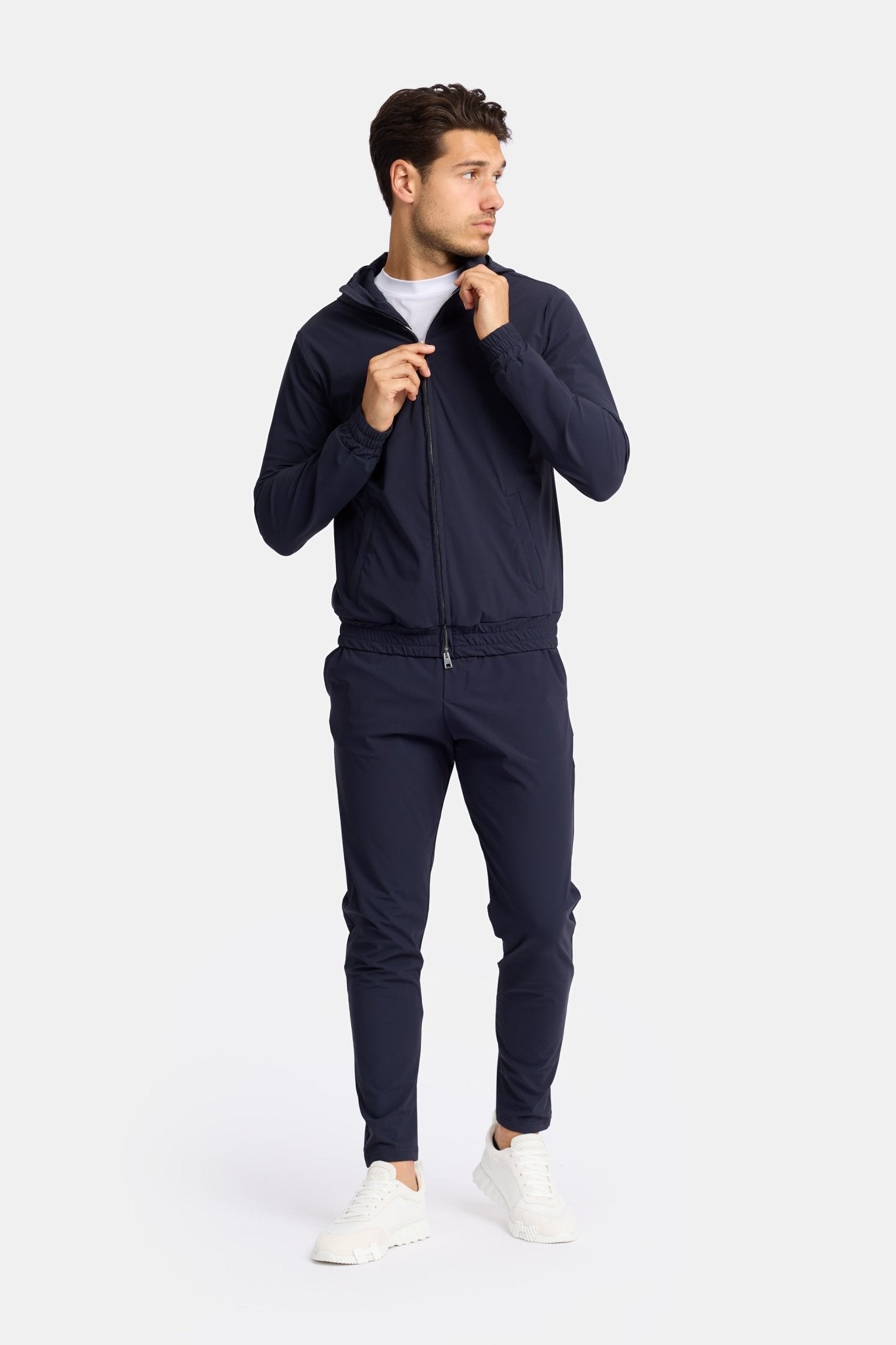 Atlantic Phantom Techsuit Blauw met Capuchon | Modestio