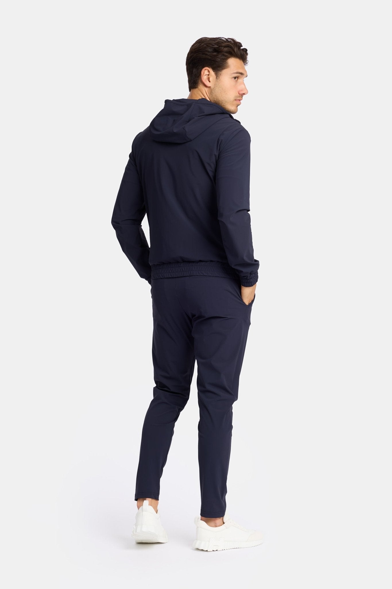 Atlantic Phantom Techsuit Blauw met Capuchon | Modestio