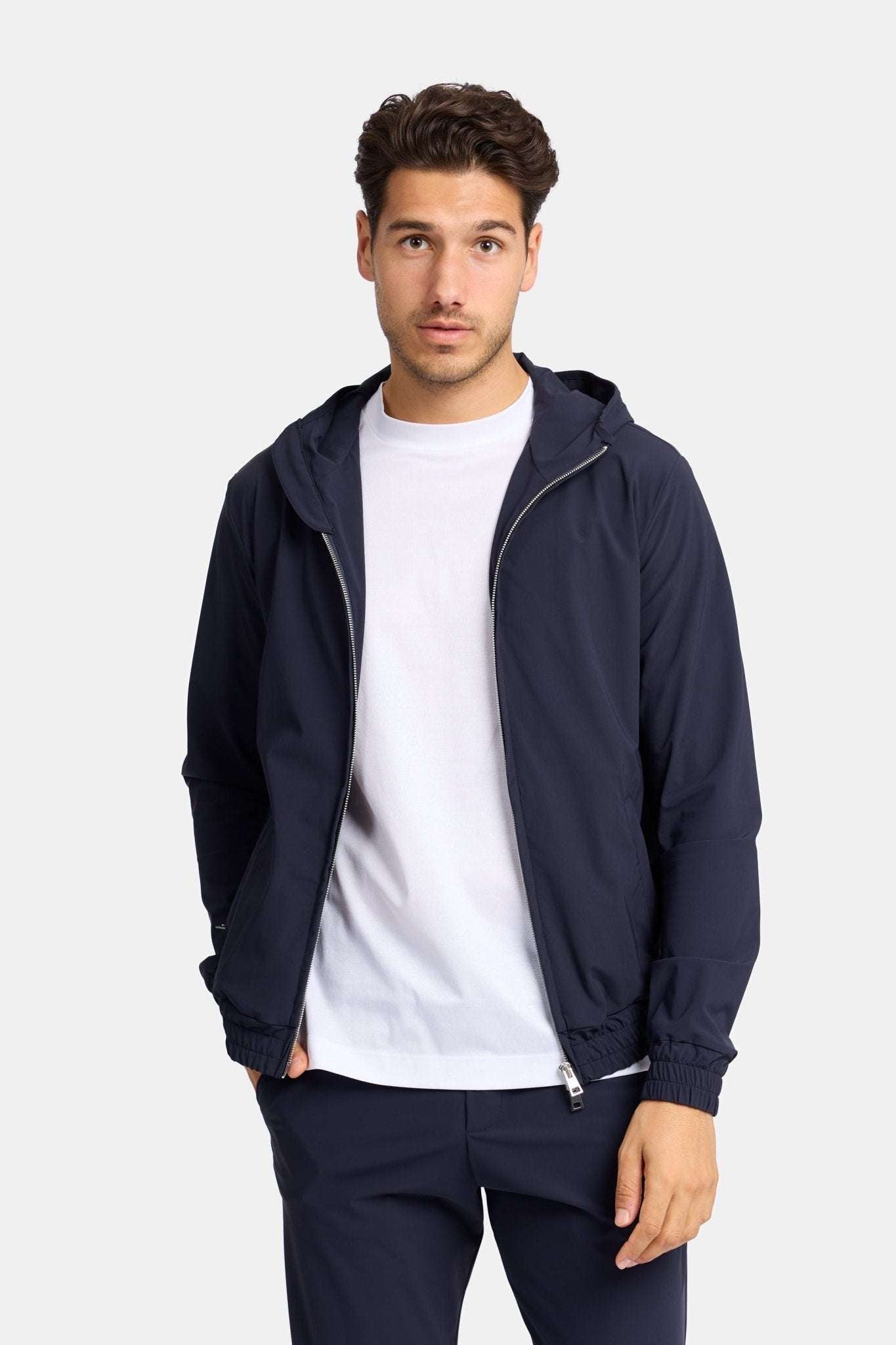 Atlantic Phantom Techsuit Blauw met Capuchon | Modestio
