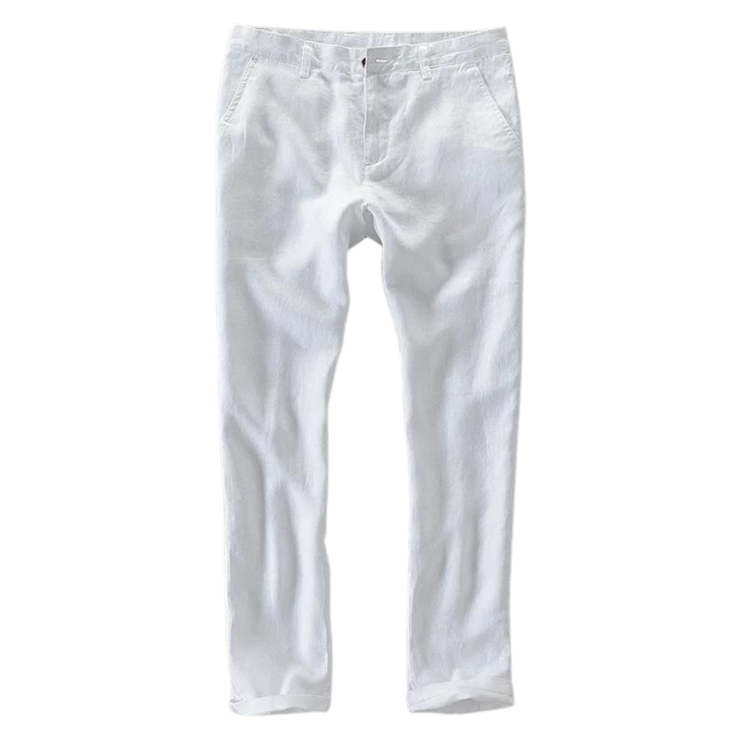 100% Linnen casual broek
