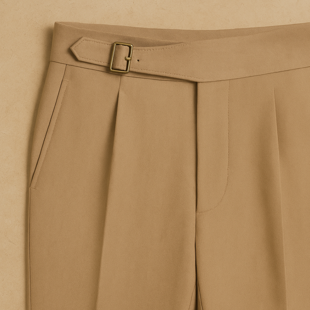 Nico - Op Maat Gemaakte Pantalon Met Hoge Taille