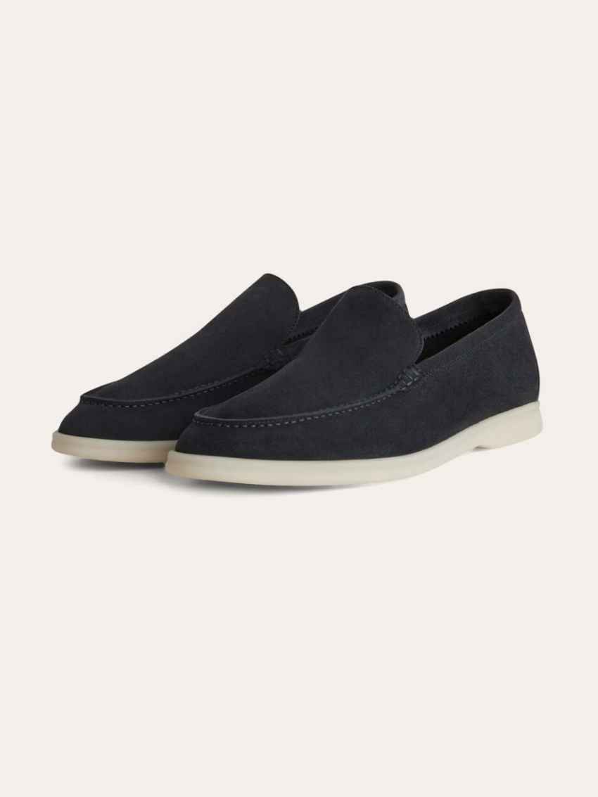 Noli - Klassieke Marineblauwe Suède Loafers