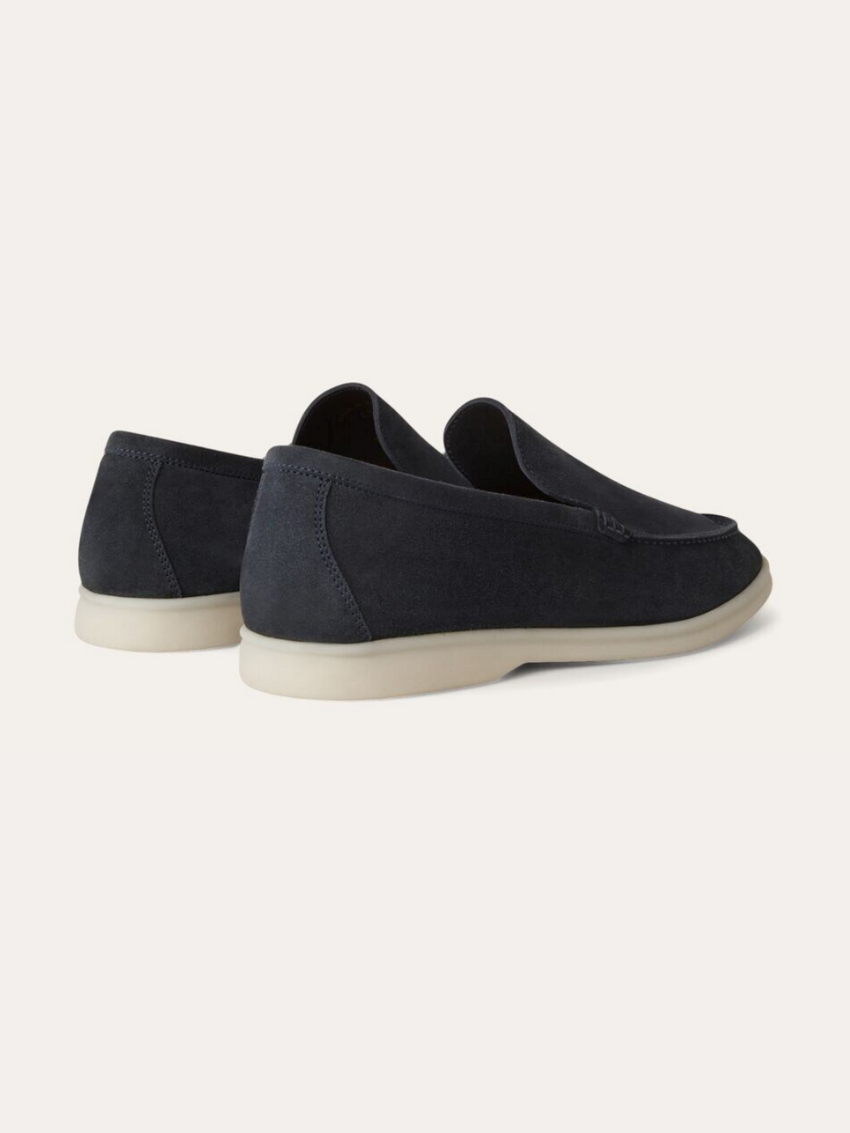 Noli - Klassieke Marineblauwe Suède Loafers