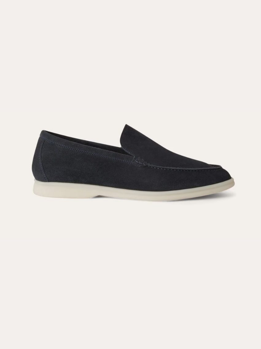 Noli - Klassieke Marineblauwe Suède Loafers