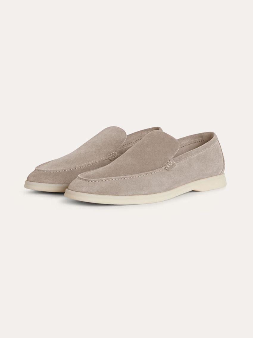 Nori - Klassieke Beige Suède Loafers 2025