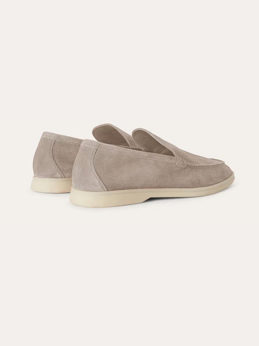 Nori - Klassieke Beige Suède Loafers 2025