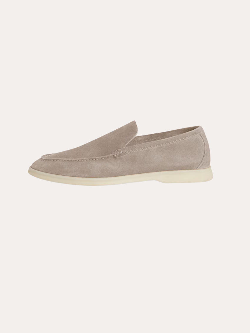 Nori - Klassieke Beige Suède Loafers 2025