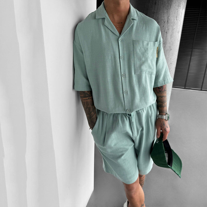 Old Money Zomer Set Linnen Heren | Modestio