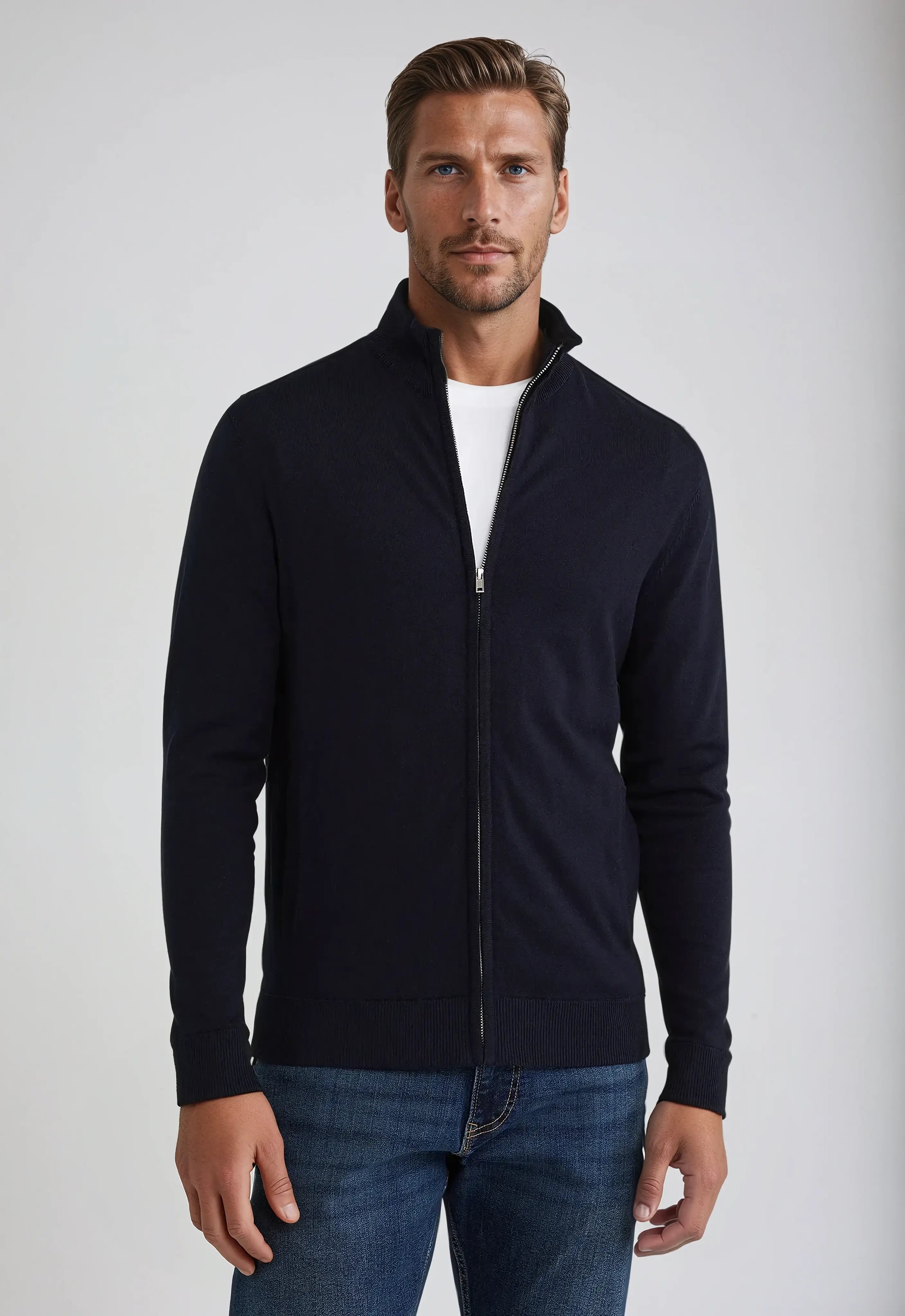 Old Money Zip Up Trui