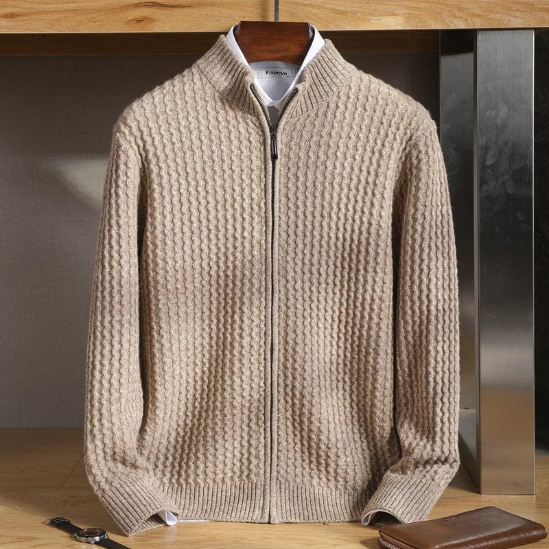 Quentin - Old Money Wol Gebreide Cardigan Trui 2025