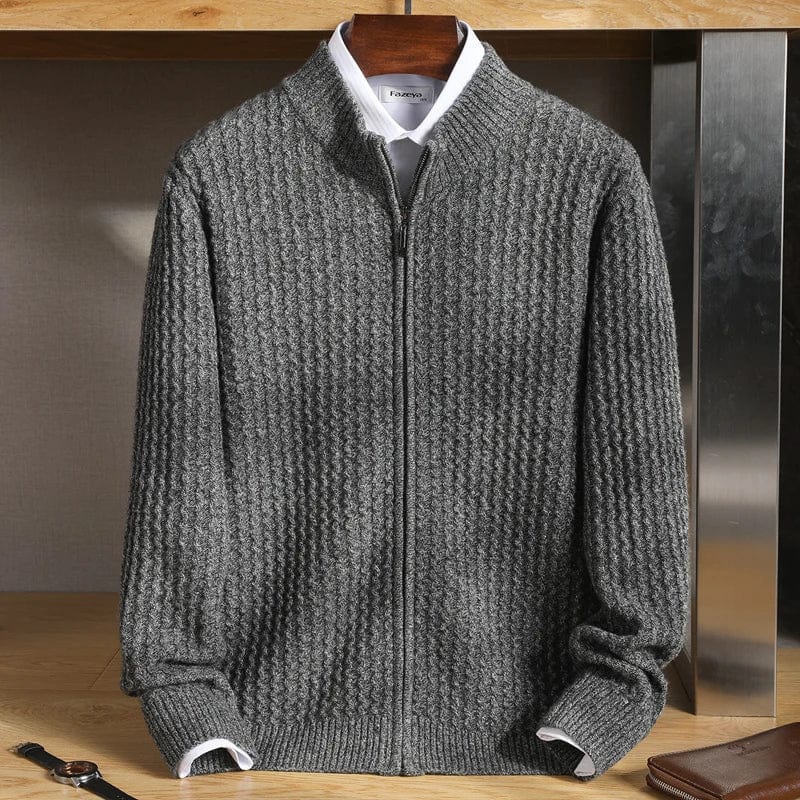 Quentin - Old Money Wol Gebreide Cardigan Trui 2025