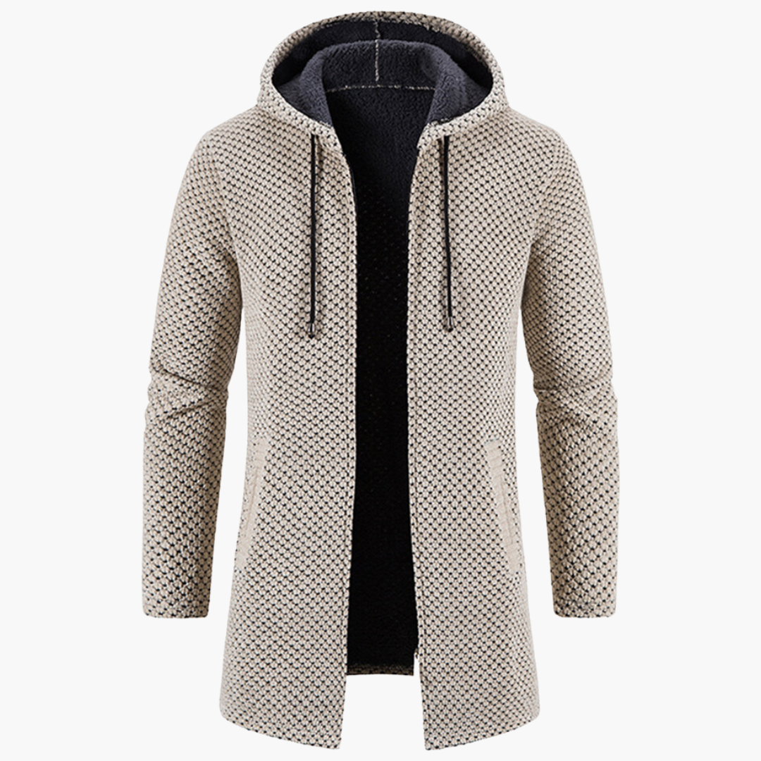 Agustín - Lange Cardigan Wollen Trui