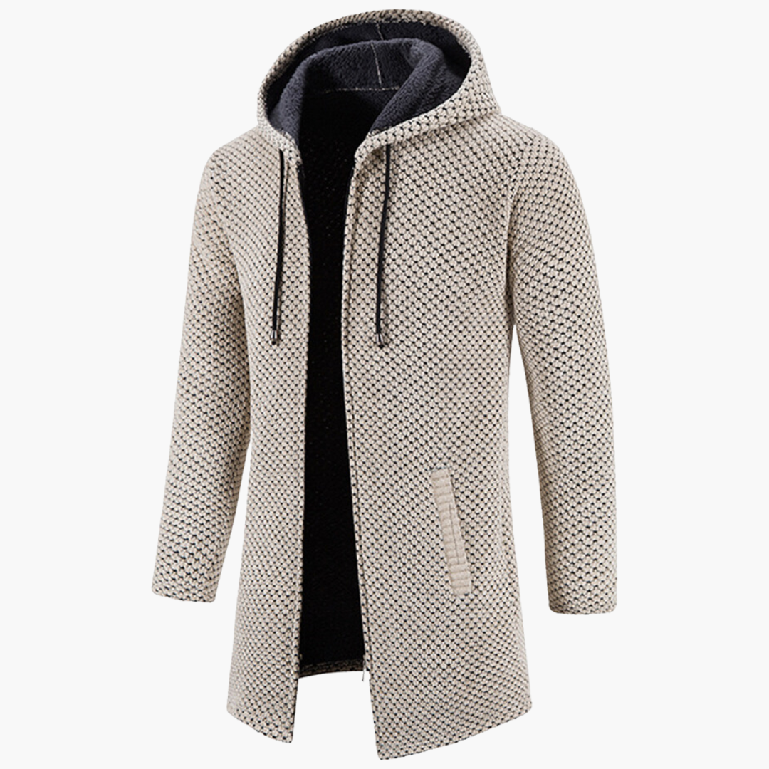 Agustín - Lange Cardigan Wollen Trui