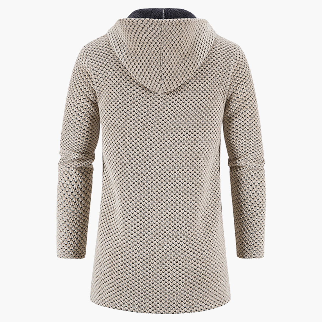 Agustín - Lange Cardigan Wollen Trui