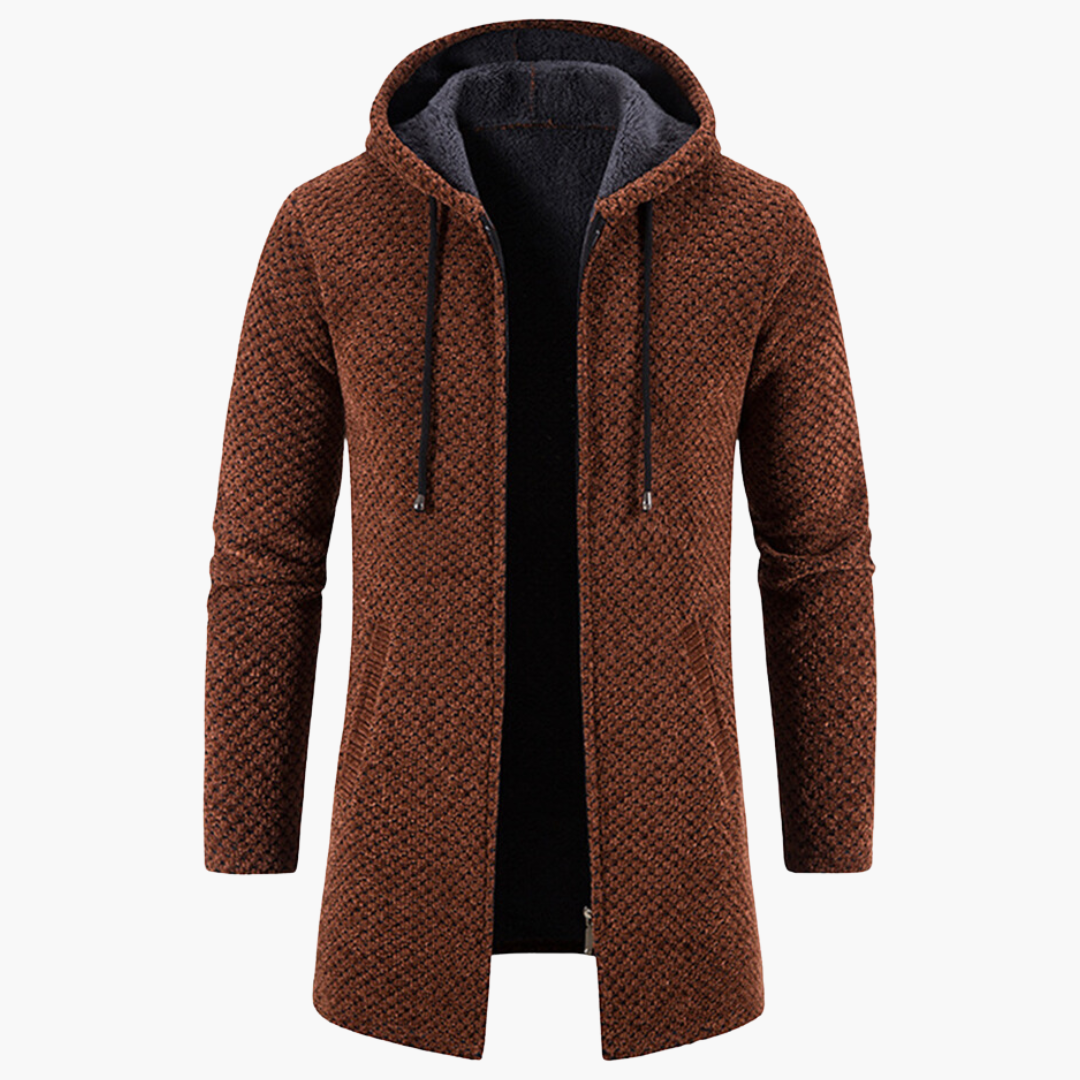 Agustín - Lange Cardigan Wollen Trui