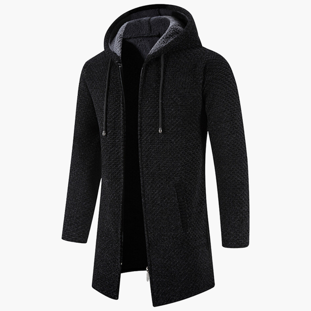 Agustín - Lange Cardigan Wollen Trui