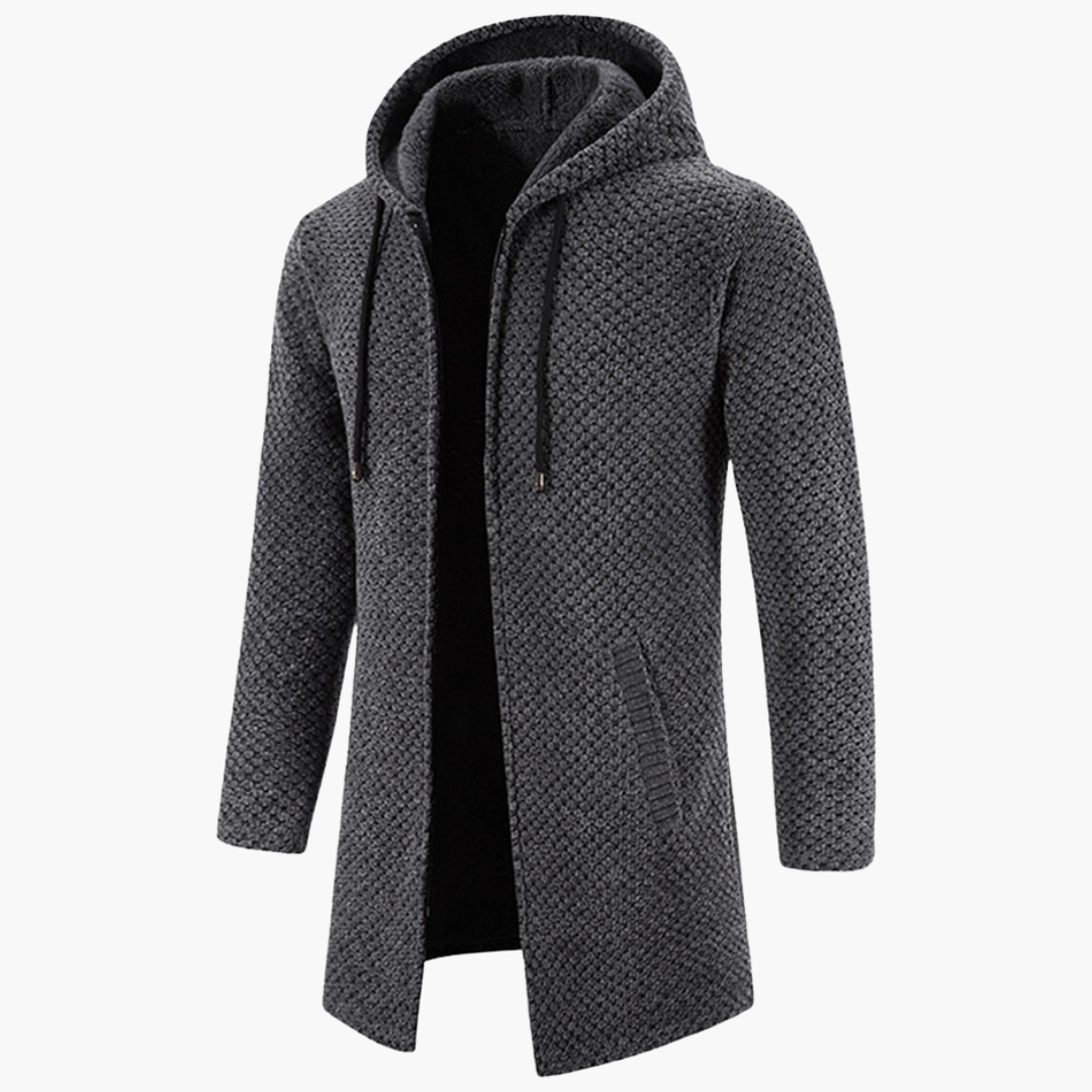 Agustín - Lange Cardigan Wollen Trui