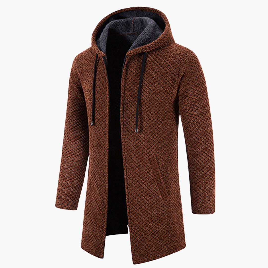 Agustín - Lange Cardigan Wollen Trui