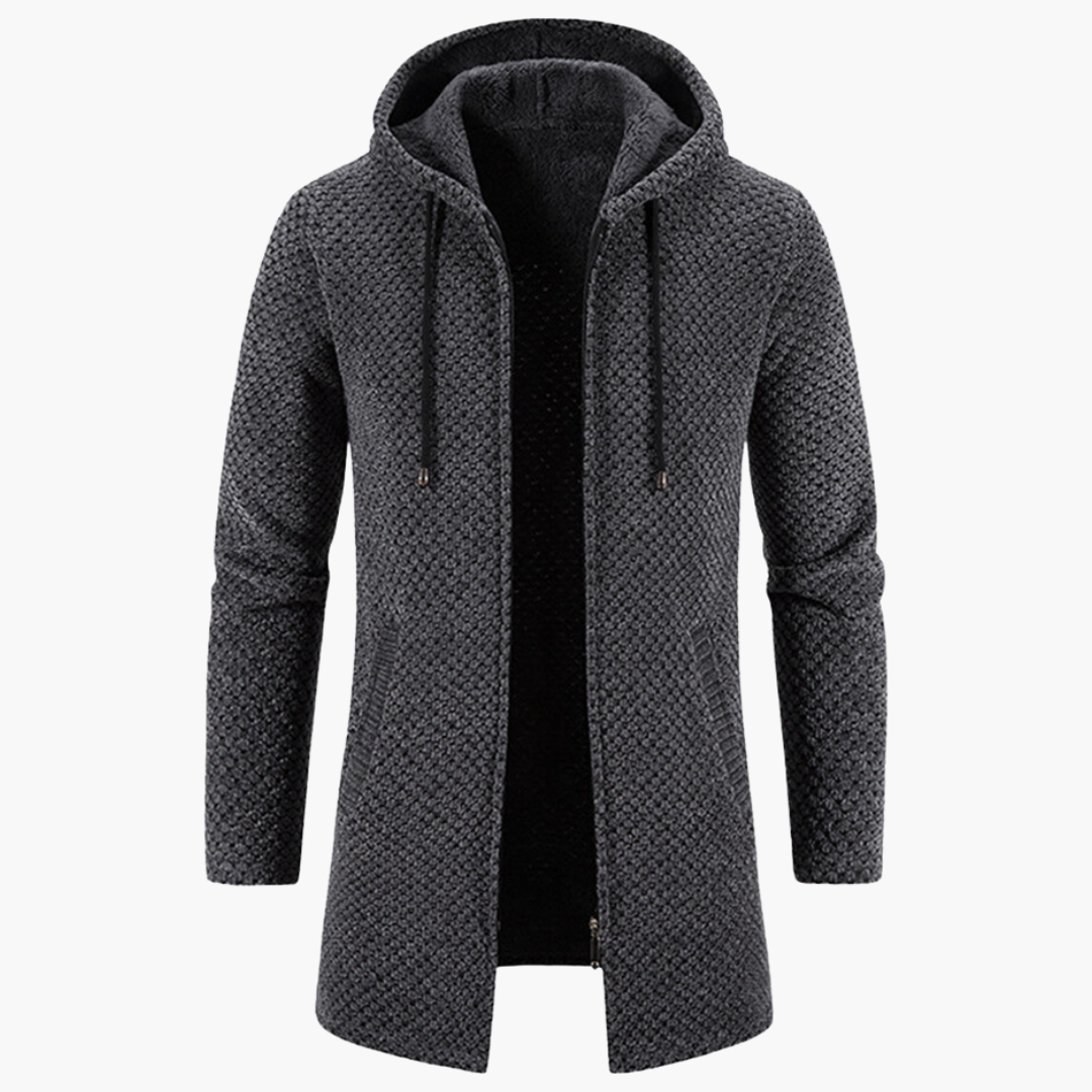 Agustín - Lange Cardigan Wollen Trui