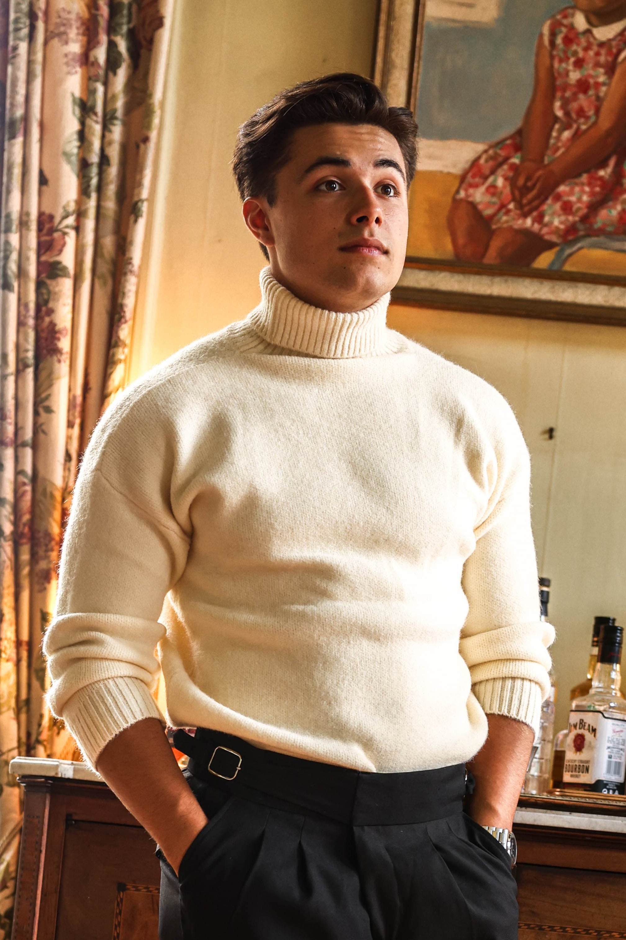 Reginal - Old Money Cashmere Turtleneck Trui